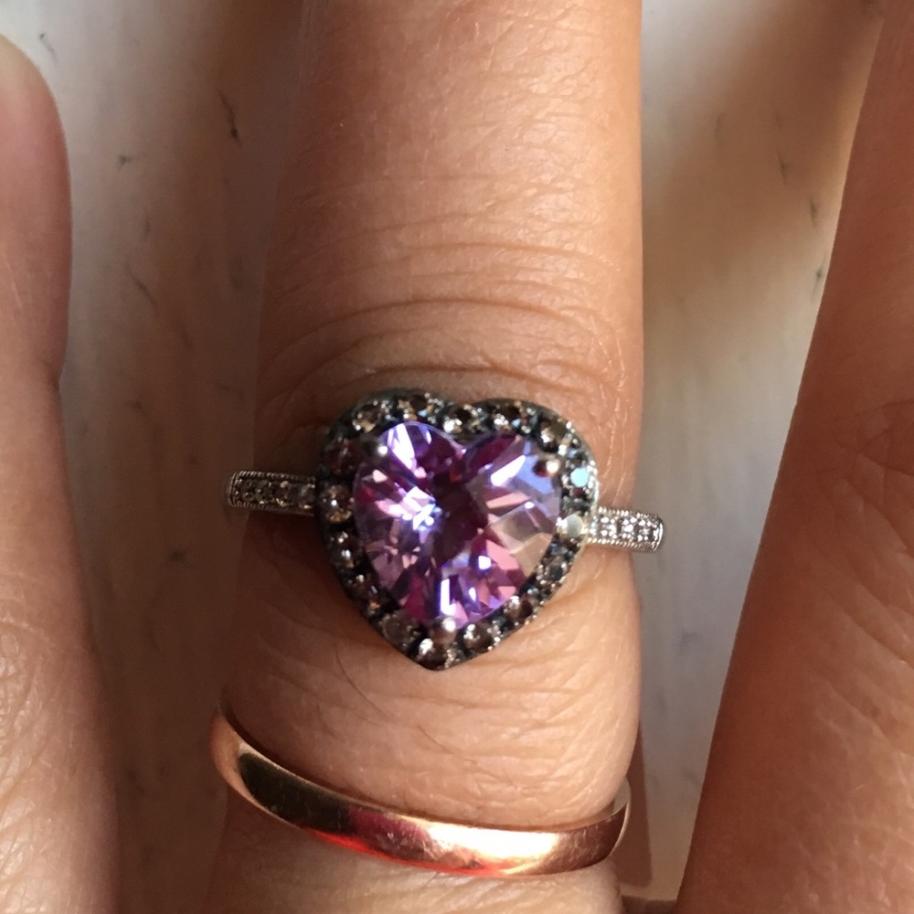 Lorenzo Amethyst & smoky quartz set Valentine’s - Picture 7 of 8